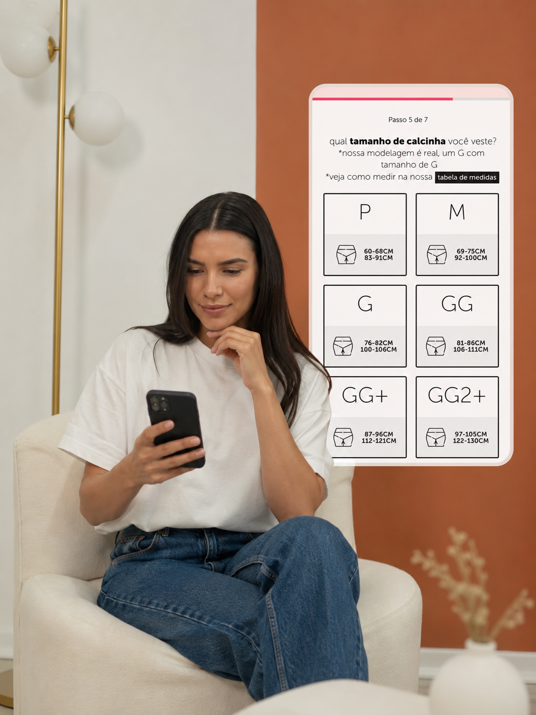 Assinante fazendo o quiz de preferências